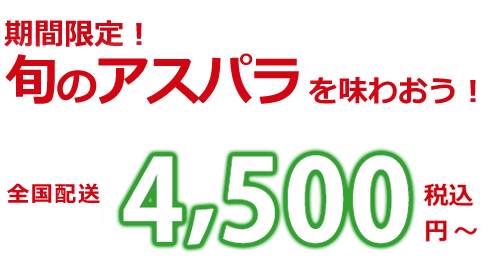 春と夏、年2回お届けします！全国送料無料、3,900円（税込）
